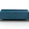 Azure Ribbed Velvet Sofa